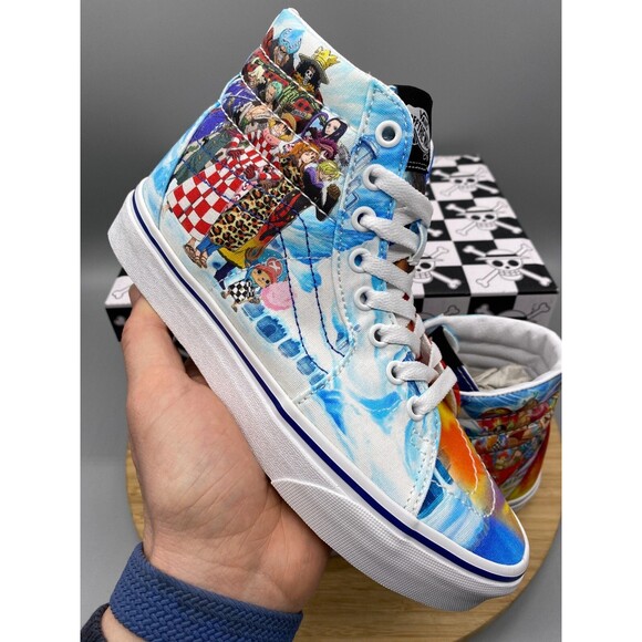 Vans Shoes One Piece SK8-Hi Skate Sneakers Punk Hazard Anime Mens 6 Womens 7.5 - Picture 8 of 16